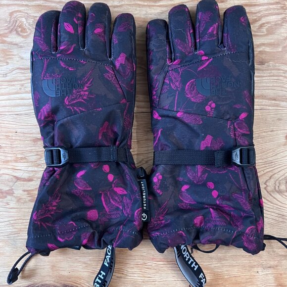 The North Face Montana FUTURELIGHT Etip Ski Gloves for Women, Purple and Black - Picture 1 of 5